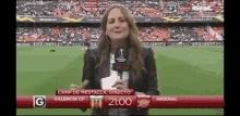 Reporter Knocked Out GIF - Reporter Knocked Out Knock Out GIFs