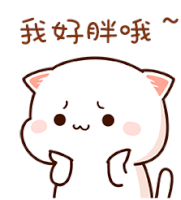 Cat Cute Sticker - Cat Cute Fat Stickers