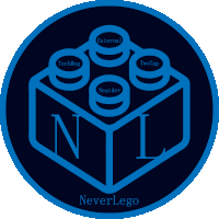 Never Lego Tent Never Logo Sticker - Never Lego Tent Never Logo Synapse Stickers