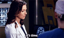 Greys Anatomy Amelia Shepherd GIF - Greys Anatomy Amelia Shepherd Its Time GIFs