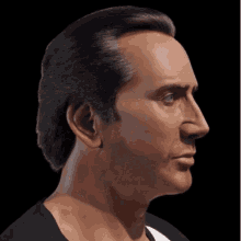 nic cage nicolas cage 3d render left and right