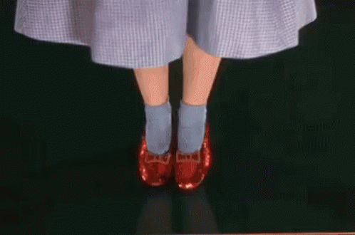 Wizard Of Oz GIF - Shoes Dorothy Red Slippers GIFs