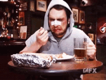 Charlie Sobbing Into His Food - It'S Always Sunny In Philadelphia GIF - Its Always Sunny In Philadelphia Charlie Kelly Charlie Day GIFs