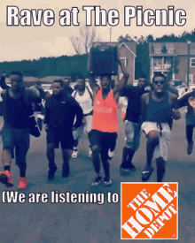 Rave At The Picnic We Are Listening To Home Depot Beat GIF - Rave At The Picnic We Are Listening To Home Depot Beat Home Depot Beat GIFs