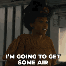 Im Going To Get Some Air Violet Hart GIF - Im Going To Get Some Air Violet Hart Murdoch Mysteries GIFs