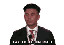 i was on the honor roll speech top notcher achiever pauly d