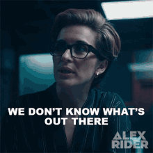 We Dont Know Whats Out There Mrs Jones GIF - We Dont Know Whats Out There Mrs Jones Alex Rider GIFs