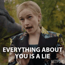 Everything About You Is A Lie Anna Delvey GIF - Everything About You Is A Lie Anna Delvey Julia Garner GIFs