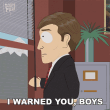 I Warned You Boys Hoffman And Turk Attorney GIF - I Warned You Boys Hoffman And Turk Attorney South Park GIFs