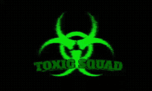 toxic squad logo glitch