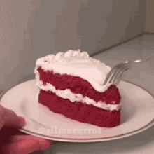 Red Velvet Cake Piece Of Cake GIF - Red Velvet Cake Cake Piece Of Cake GIFs