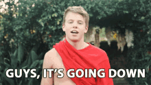 Guys Its Going Down Carson Lueders GIF - Guys Its Going Down Carson Lueders This Is It GIFs