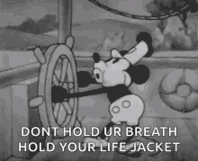 Mickey Mouse Dont Hold Your Breath GIF - Mickey Mouse Dont Hold Your Breath Captain GIFs