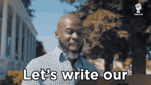 Marc Bamuthi Joseph Lets Write Our Voting History GIF - Marc Bamuthi Joseph Lets Write Our Voting History Voting Rights GIFs