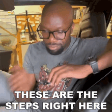 These Are The Steps Right Here Rich Benoit GIF - These Are The Steps Right Here Rich Benoit Rich Rebuilds GIFs