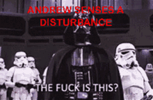 Disturbance Vader GIF - Disturbance Vader Darth GIFs