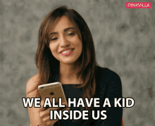 We All Have A Kid Inside Us Neha Sharma GIF - We All Have A Kid Inside Us Neha Sharma Pinkvilla GIFs