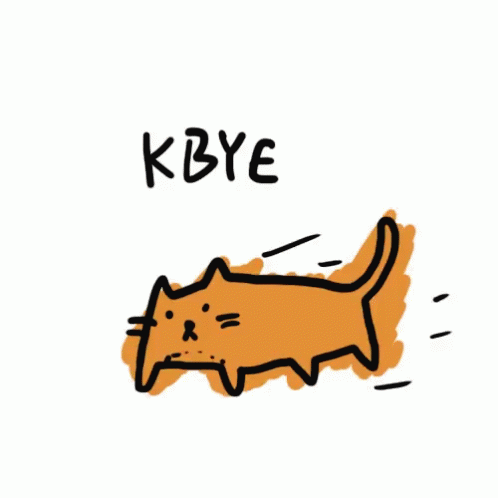 Bye Kbye GIF - Bye Kbye Cat - Discover & Share GIFs