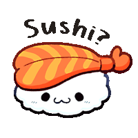 Sushi Cute Sticker - Sushi Cute Food Stickers