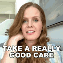 Take A Really Good Care Of Yourself Rebecca Mader GIF - Take A Really Good Care Of Yourself Rebecca Mader Cameo GIFs