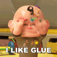 I Like Glue The Boss Baby Family Business GIF - I Like Glue The Boss Baby Family Business I Love Glue GIFs