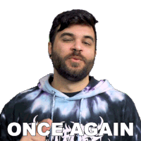 Once Again Andrew Baena Sticker - Once Again Andrew Baena Do It For One More Time Stickers