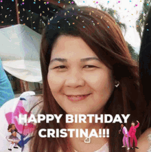Cristina Ariate Happy Birthday GIF - Cristina Ariate Happy Birthday Happy Birthday Cristina GIFs