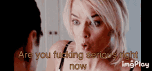 Margot Robbie Are You Serious GIF - Margot Robbie Are You Serious Pissed GIFs