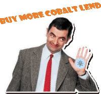 Cobaltlend Mr Bean Sticker - Cobaltlend Mr Bean Crypto Stickers