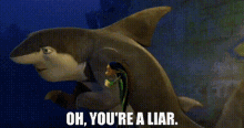 Shark Tale Oh Youre A Liar GIF - Shark Tale Oh Youre A Liar Liar GIFs
