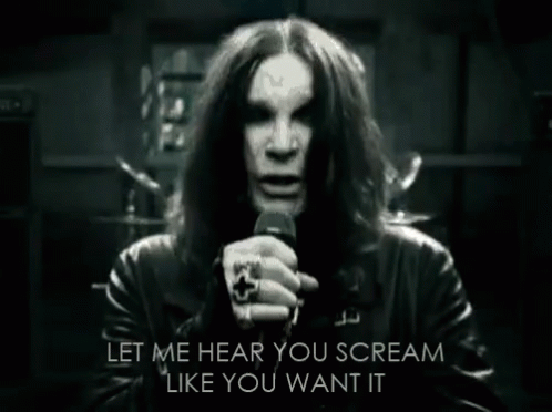 ozzy osbourne let me hear you scream lyrics