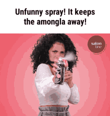 amongla spray unfunny gross stupid