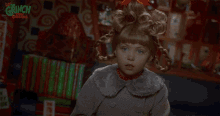 Nervous Cindy Lou Who GIF - Nervous Cindy Lou Who How The Grinch Stole Christmas GIFs