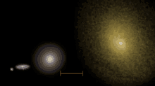 Largest Galaxy Ic 1101 GIF - Science Space Riff GIFs