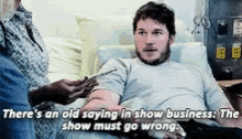 Andy Dwyer Show Must Go Wrong GIF - Andy Dwyer Show Must Go Wrong Parks And Rec GIFs