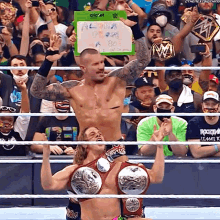 Randy Orton Riddle GIF - Randy Orton Riddle Raw Tag Team Champions GIFs