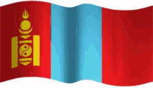 mongolia flag mongolian flag waving flag