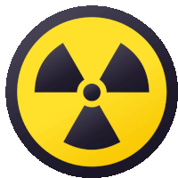 Radioactive Symbols Sticker - Radioactive Symbols Joypixels Stickers