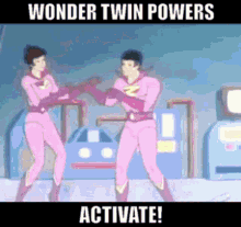 wonder twins powers activate shape of superheroes