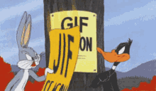 Gif Or Jif Hmm GIF - Gif Or Jif Hmm Bugs Bunny GIFs