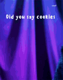 Sara Did You Say Cookies GIF - Sara Did You Say Cookies Cookie Monster GIFs