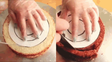 An Ordinary Rose Cake With A Surprise Inside! GIF - Vertical Layer Cake GIFs