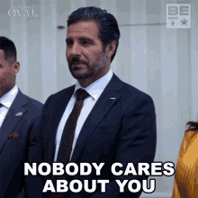 Nobody Cares About You Hunter Franklin GIF - Nobody Cares About You Hunter Franklin The Oval GIFs