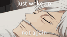 Rakugo Shinjuu Just Woke Up GIF - Rakugo Shinjuu Just Woke Up GIFs