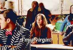 I'M A Virgin GIF - Virgin Glee Gleek GIFs