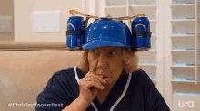 Sipping Chrisley Knows Best GIF - Sipping Chrisley Knows Best Drinker Hat Cap GIFs