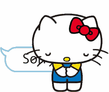 Hello Kitty GIF - Hello Kitty Sorry GIFs