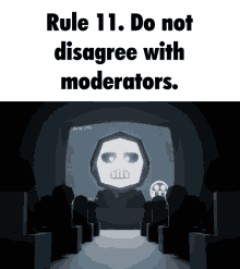 Rule11 Do Not Disagree With Moderators GIF - Rule11 Do Not Disagree With Moderators Swaggles GIFs
