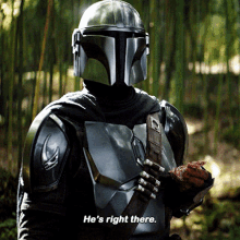 The Mandalorian Hes Right There GIF - The Mandalorian Hes Right There Hes There GIFs