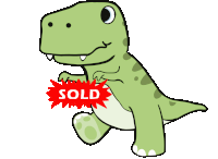 Sold Jurassic Realty Sticker - Sold Jurassic Realty Jurasscrealty Stickers